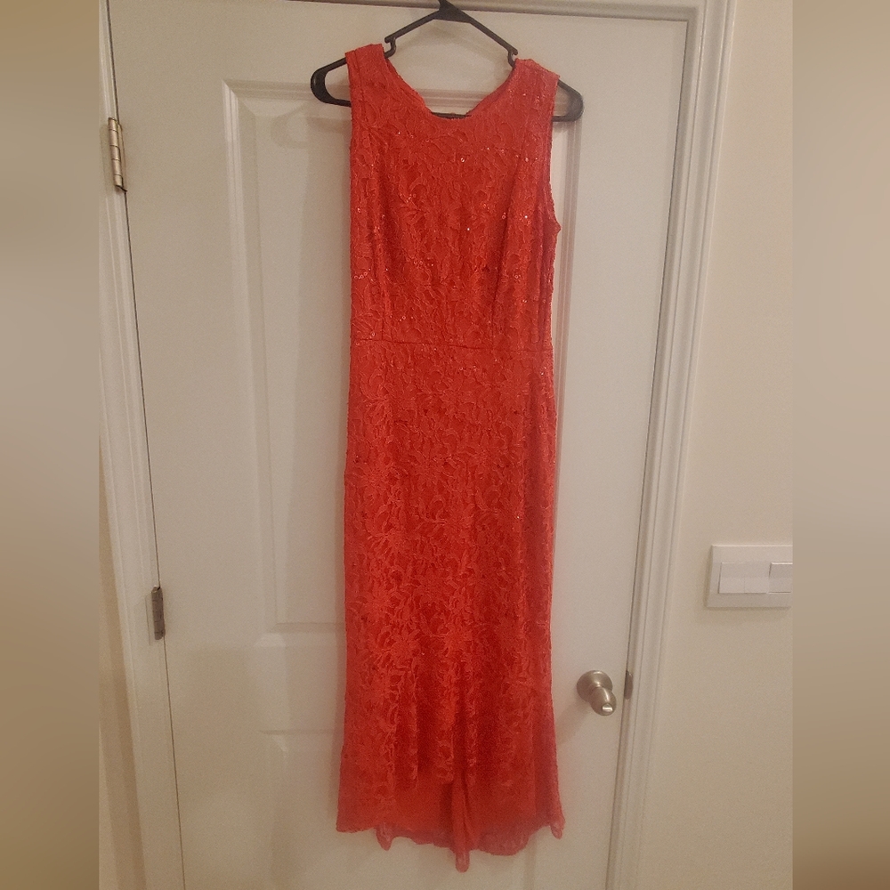 Red Sequin Dress